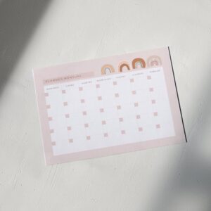 Planner Mensual A3 - Diseño Trend Terra