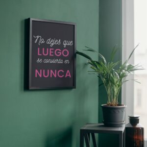 Poster Diseño A3 - LUEGO