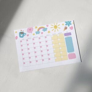 Planner Mensual A3 - Colores